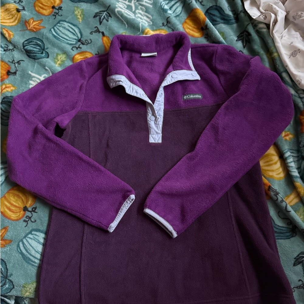 Columbia Rich Purple Fleece Pullover
